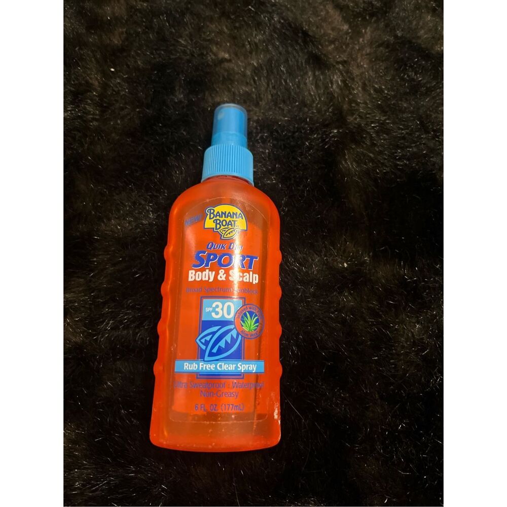 Banana Boat Sport Quik Dri Scalp Spray SPF 30 Sunscreen Broad Spectrum, 6oz